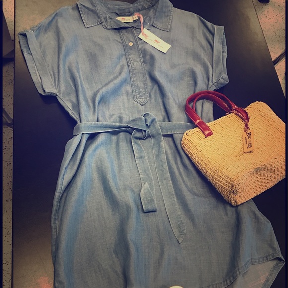 vineyard vines denim dress